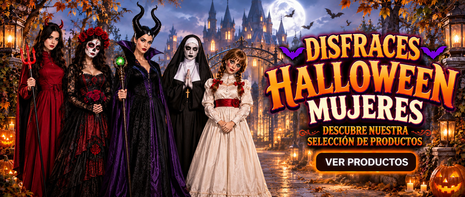 DISFRACES MUJER HALLOWEEN